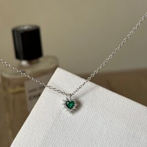 Collana Kate cuore verde