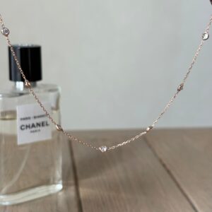 Collana microfilo elegante rosé