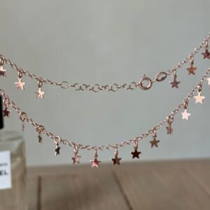 Collana multistelle liscia rose'