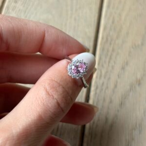 Anello Kate rosa