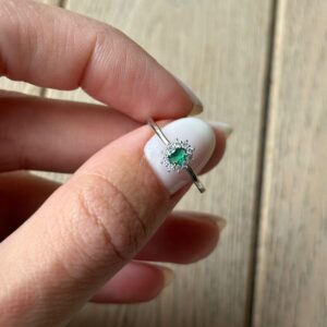 Anello mini Kate verde