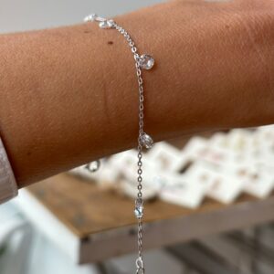 Bracciale lenticchia argento