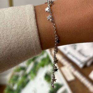 Bracciale 13 stelline argento