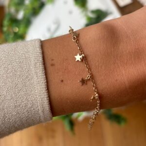 Bracciale 13 stelline gold