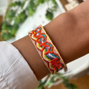 Bracciale tessuto 'Lucky me'