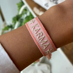 Bracciale tessuto 'Karma'