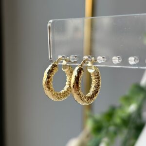 Orecchini etnici 10 mm gold