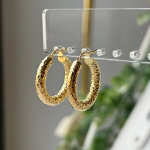 Orecchini etnici 15 mm gold