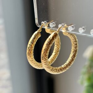 Orecchini etnici 20 mm gold