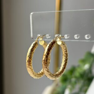 Orecchini etnici 20 mm gold