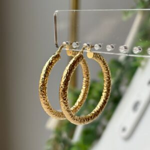 Orecchini etnici 30 mm gold