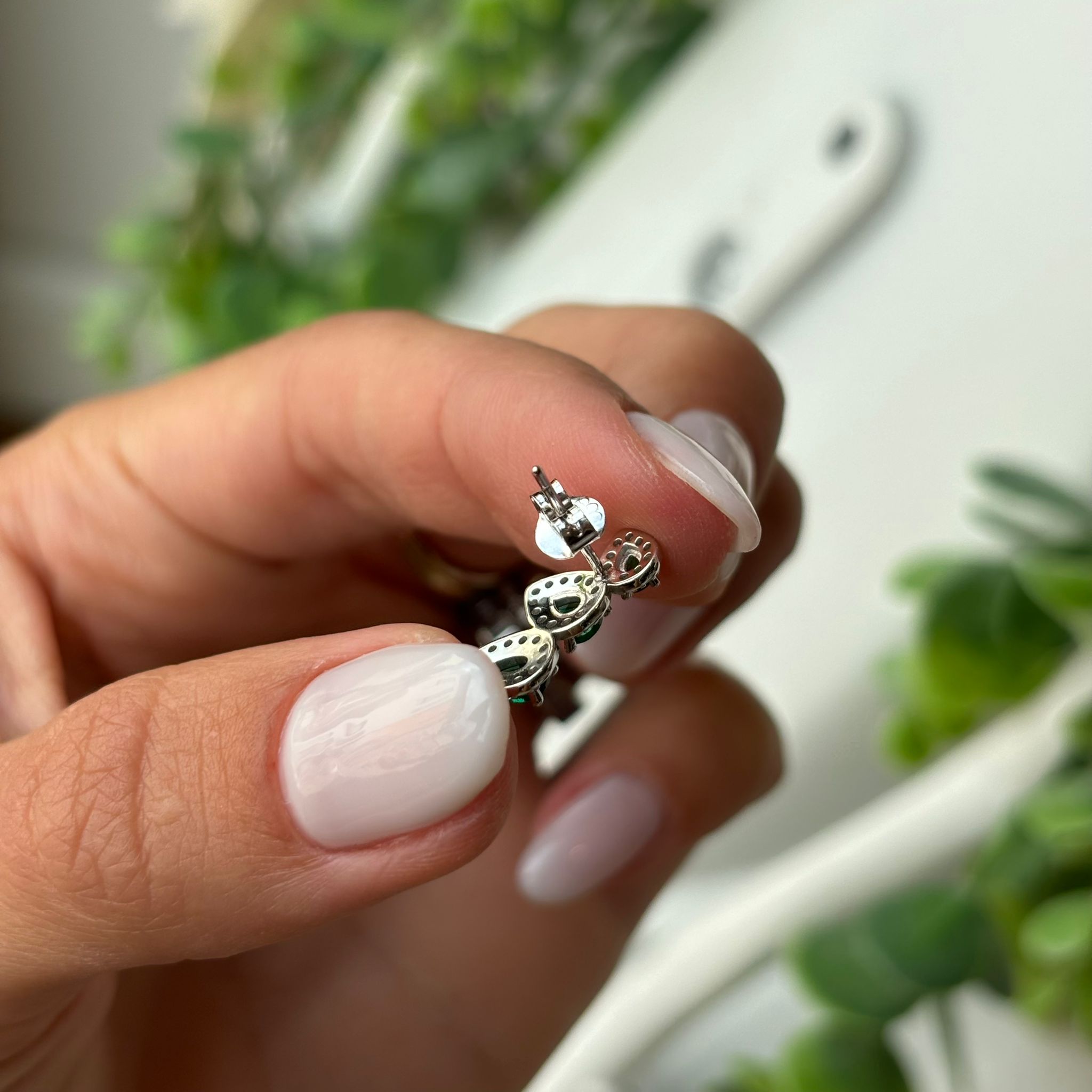 EVER FAITH Orecchini A Goccia Donna In Zirconia Cubica - Argento 925 Per Matrimonio E Feste